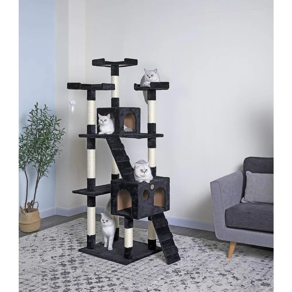 Large Cat Tree, Kitten Apartment
